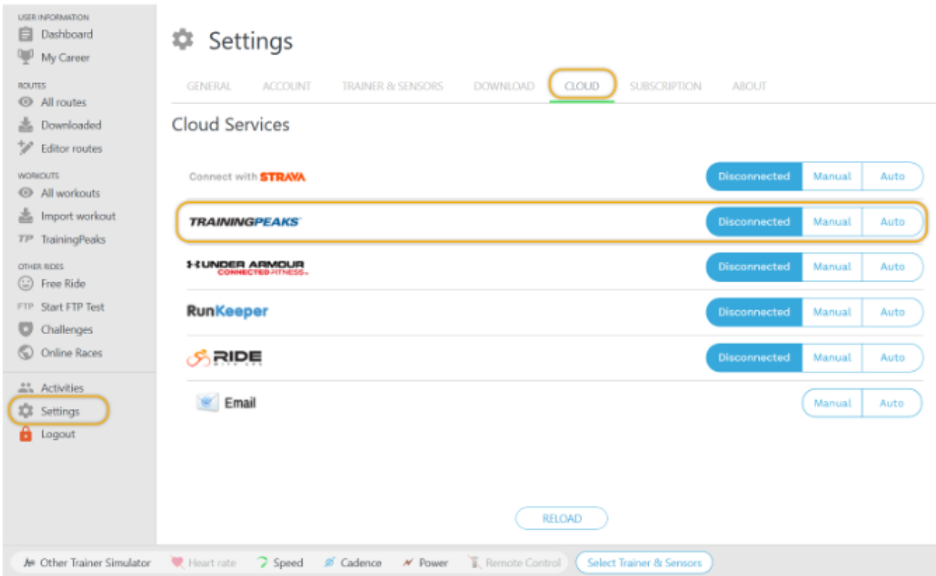 Rouvy and TrainingPeaks Support Help Center MyProCoach